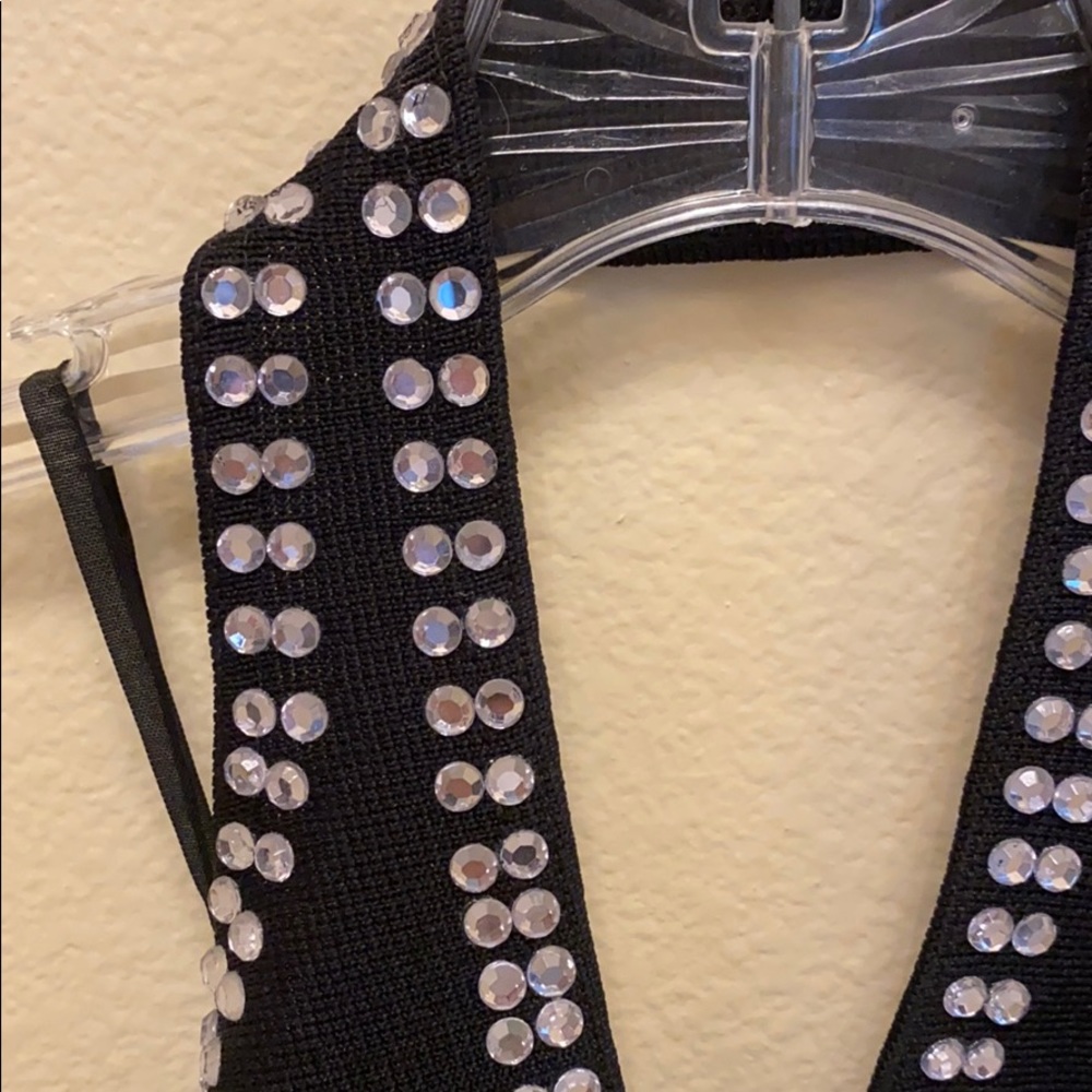 Cache Crystal Studded Halter Top - image 2